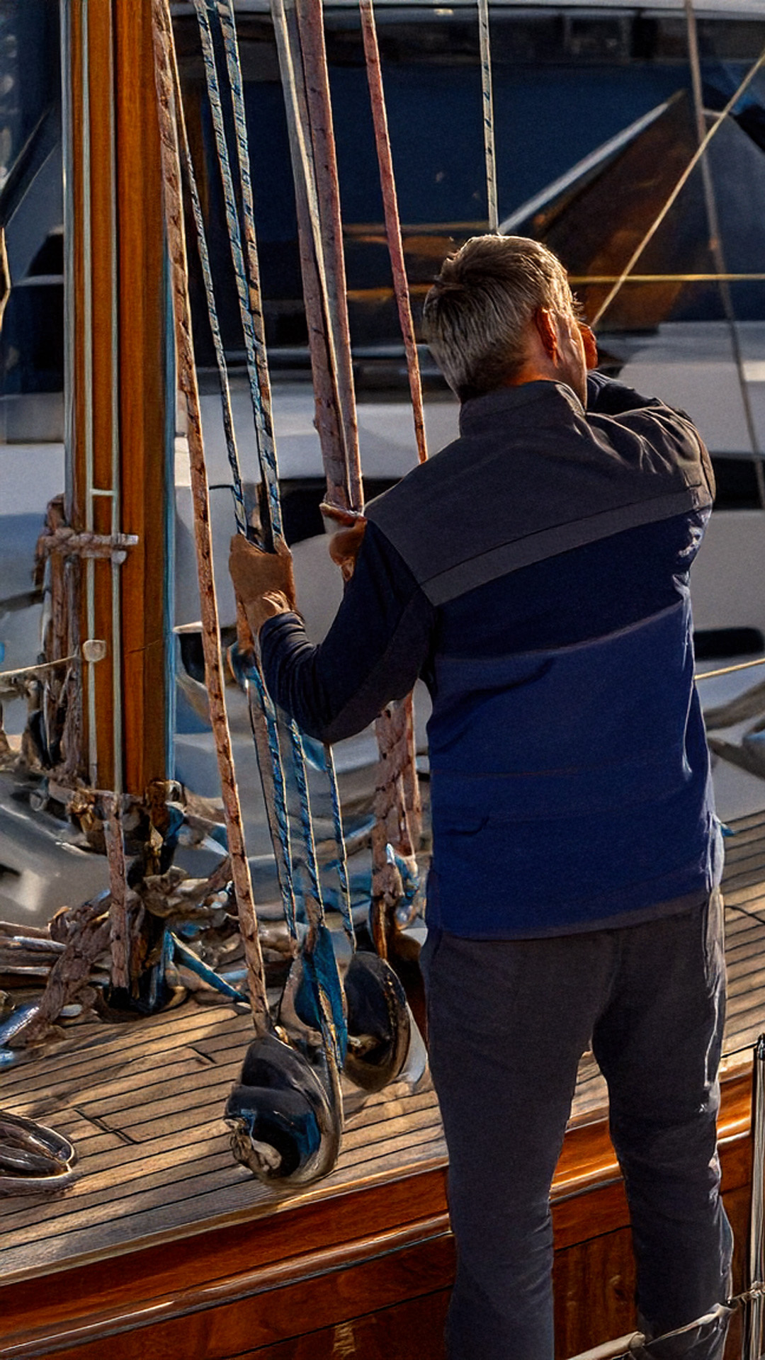 Worried boat owner