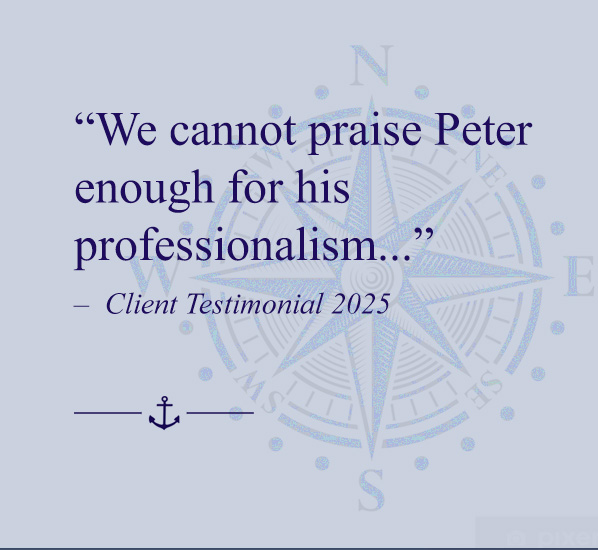 Nautical quote graphic